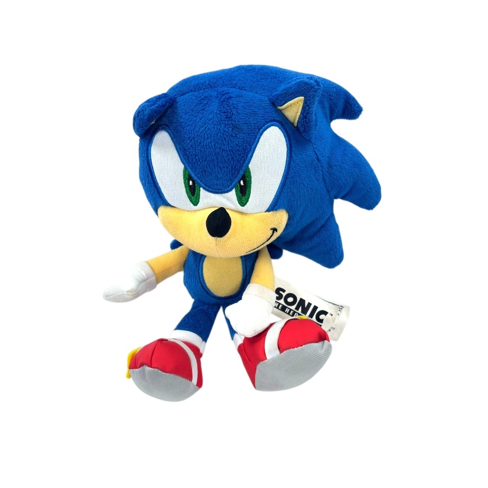 Sonic The Hedgehog Plush 9" New Jakks Pacific 2023 Stuffed animal Soft Toy,NWT‎
